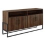 Foster Modern Farmhouse TV Stand in Dark Walnut