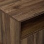 Foster Modern Farmhouse TV Stand in Dark Walnut