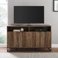 Foster Asymmetrical Sideboard TV Stand in Rustic Oak Foster Asymmetrical Sideboard TV Stand in Rustic Oak