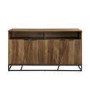 Foster Asymmetrical Sideboard TV Stand in Rustic Oak