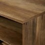Foster Asymmetrical Sideboard TV Stand in Rustic Oak