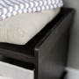 Foster Modern Farmhouse Entryway Storage Bench in Dark Wood