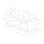 Foster Modern Farmhouse Entryway Storage Bench in Grey Wash