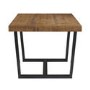 Foster Distressed Solid Wood Dining Table in Reclaimed Barnwood