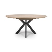 Large Oak Round Extendable Dining Table - Seats 4-6 - Liberty Large Oak Round Extendable Dining Table - Seats 4-6 - Liberty