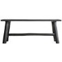 Alberta Rustic Grey Hall Bench - Caspian House