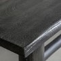 Alberta Rustic Grey Hall Bench - Caspian House