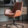 Faraday Swivel Chair Brown