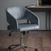 Murray Swivel Chair Charcoal Velvet - Caspian House