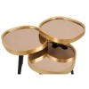 Gold and Black Nesting Side Tables - Alys