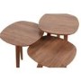 Walnut Effect Nesting Side Tables - Alys