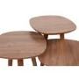 Walnut Effect Nesting Side Tables - Alys