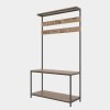 Wooden Multifunctional Hallway Stand with Bench