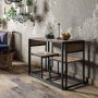 GRADE A1 - Stowaway Industrial 2 Seater Dining Set 