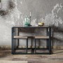 GRADE A1 - Stowaway Industrial 2 Seater Dining Set 