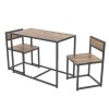 Stowaway Industrial 2 Seater Dining Set 