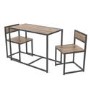 GRADE A1 - Stowaway Industrial 2 Seater Dining Set 