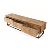 Industrial 3 Drawer TV Stand
