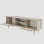 Patara TV Stand with Rattan Weaved Doors