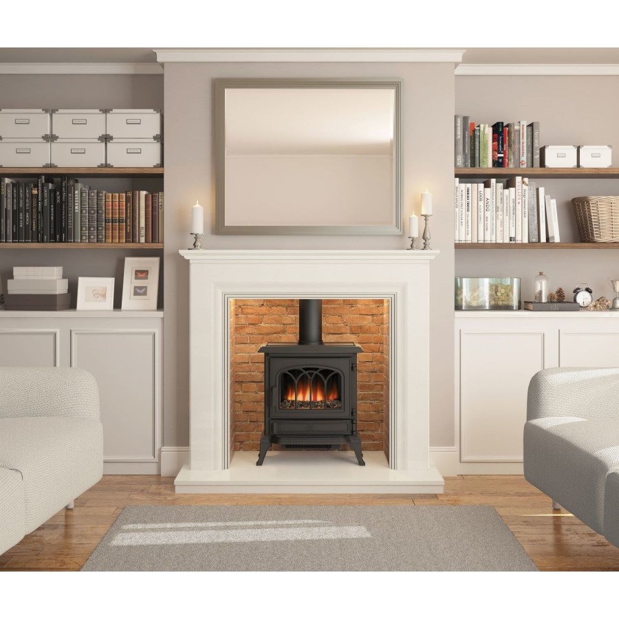 Black Electric Stove Fireplace - 2kw - Be Modern Broseley Canterbury