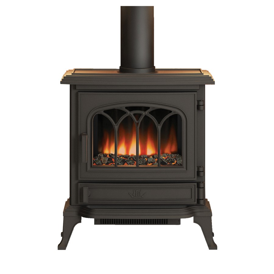 Black Electric Stove Fireplace - 2kw - Be Modern Broseley Canterbury