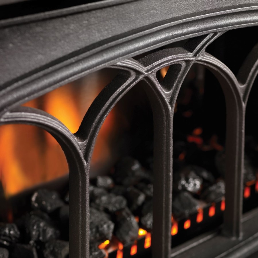 Black Electric Stove Fireplace - 2kw - Be Modern Broseley Canterbury