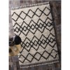 Ripley Morocco Ivory Rug with Black Berber Patterns 120x170cm