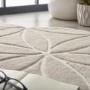 Bloom Silver Grey Wool Rug 160x160cm - Ripley