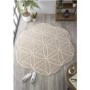 Bloom Silver Grey Wool Rug 160x160cm - Ripley