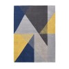 Ripley Trio Geometric Rug in Yellow Blue &amp; Grey 120x170cm
