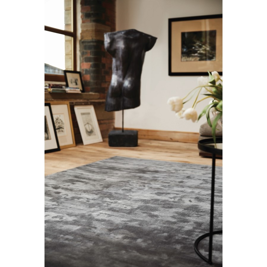 Ripley Karma Charcoal Grey Rug 120x170cm
