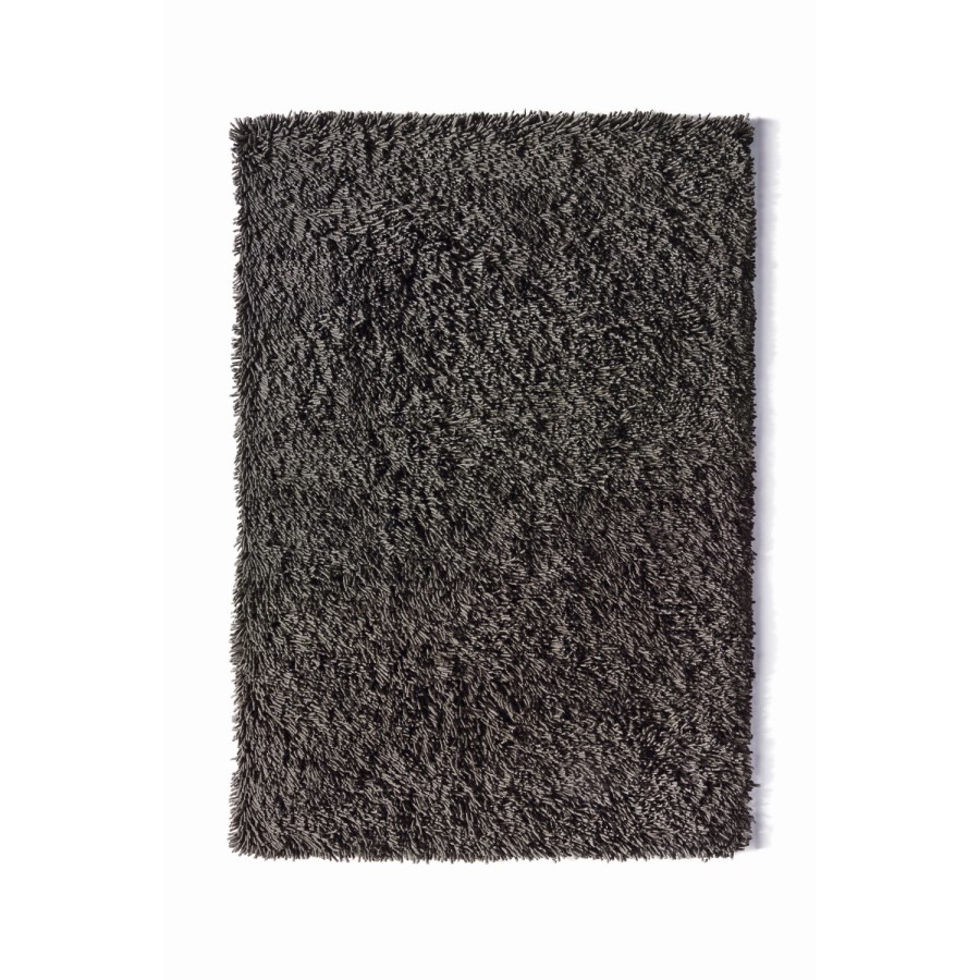 Ripley Imperial Charcoal Grey Shaggy Rug 120x170cm