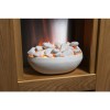 Oak Freestanding Electric Fireplace Suite - 23 Inch - Be Modern