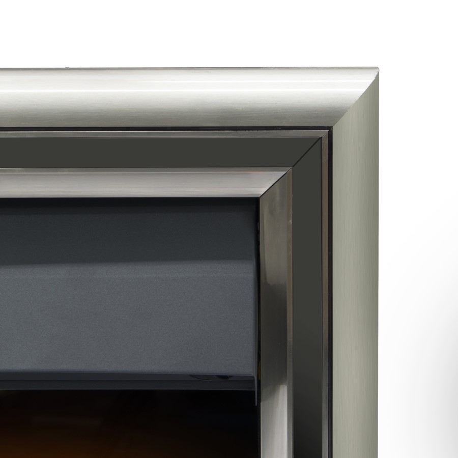 Adam Chrome Inset Electric Fire - Astralis