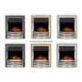 Adam Chrome Inset Electric Fire - Astralis