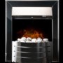 Chrome Inset Electric Fire - Adam