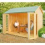 Shire Outdoor Garden Summerhouse with Sliding Doors - 10ft x 6ft