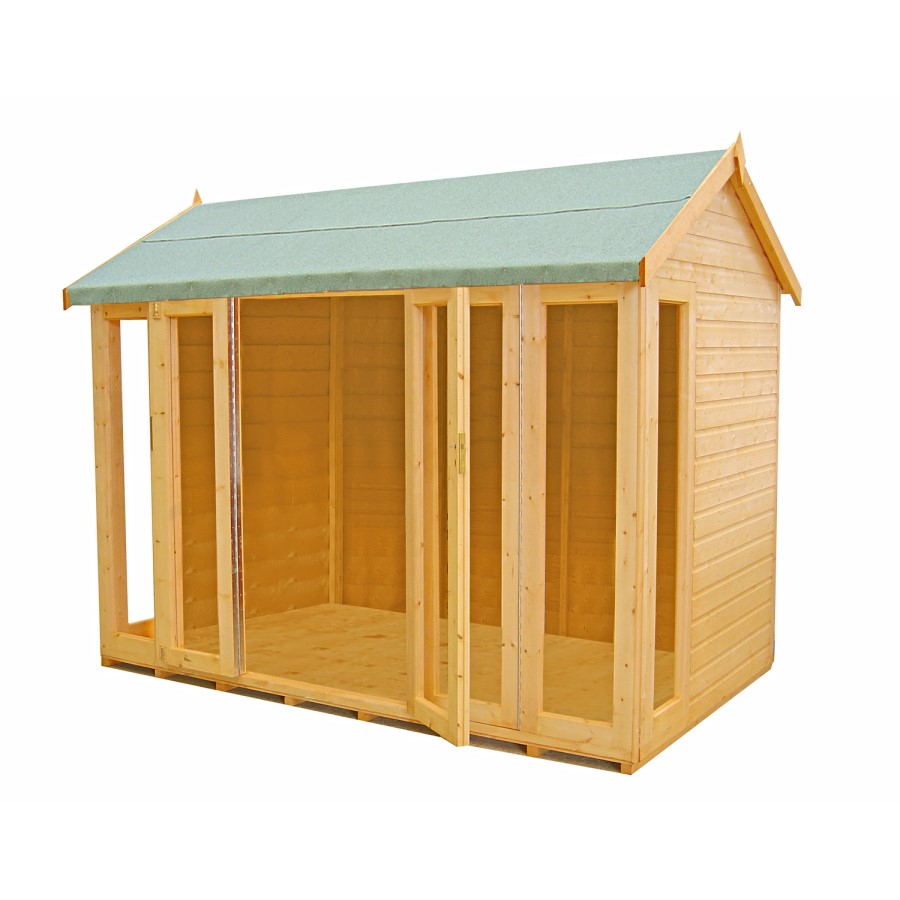 Shire Outdoor Garden Summerhouse with Sliding Doors - 10ft x 6ft