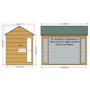 Shire Outdoor Garden Summerhouse with Sliding Doors - 10ft x 6ft