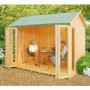 Shire Outdoor Garden Summerhouse with Sliding Doors - 10ft x 8ft