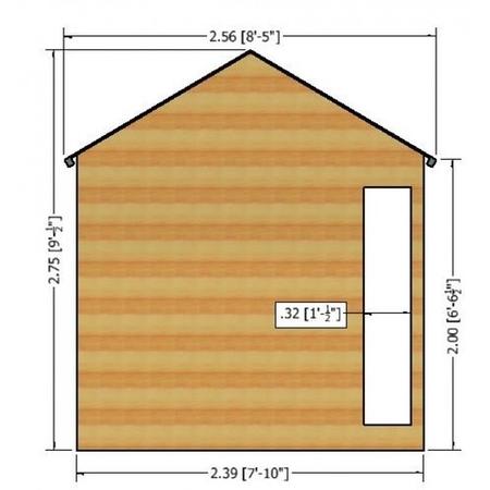 Shire Outdoor Garden Summerhouse with Sliding Doors - 10ft x 8ft