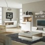Chelsea White High Gloss & Oak Coffee Table
