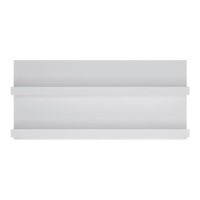 Matte White Wall Shelf - Fribo Matte White Wall Shelf - Fribo
