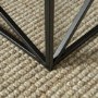 Modern Geometric Square Side Table in Concrete Effect