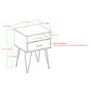1 Drawer Hairpin Side Table