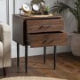 Modern Side Table - Dark Walnut