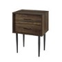 Modern Side Table - Dark Walnut