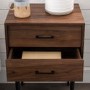 Modern Side Table - Dark Walnut