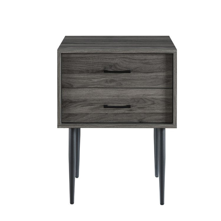 Modern Side Table - Slate Grey