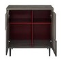Slate Grey Sideboard with Red Interior